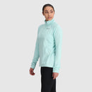 Womens Vigor Grid Fleece Quarter Zip
