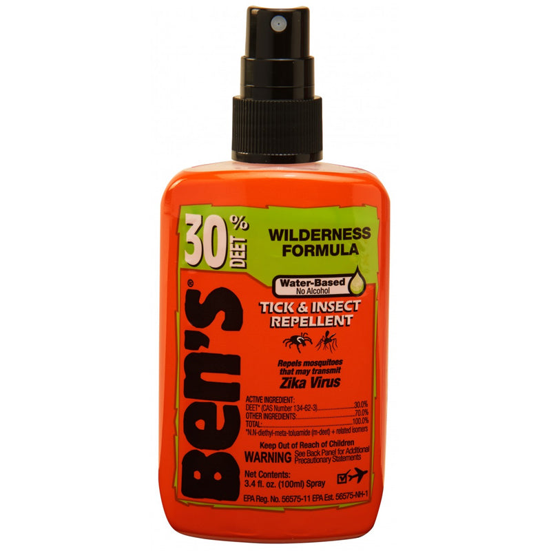 30% DEET Tick & Insect Repellent - 3.4 oz Pump Spray