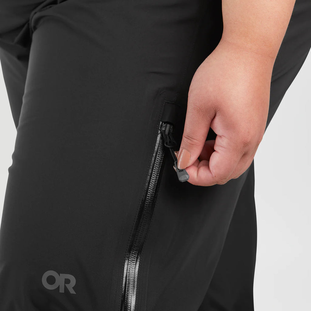 Buy Outdoor Research Aspire Womens Goretex Plus Size Rain Shell Pants Black  1X - 4X Online