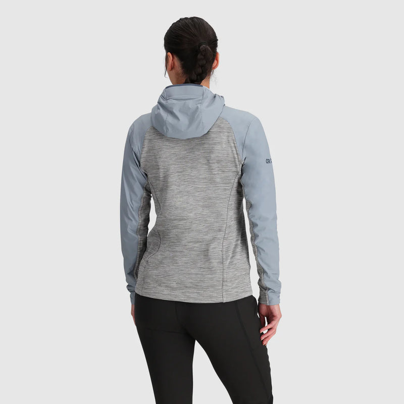 Womens Deviator Hoodie Slate Gray Heather