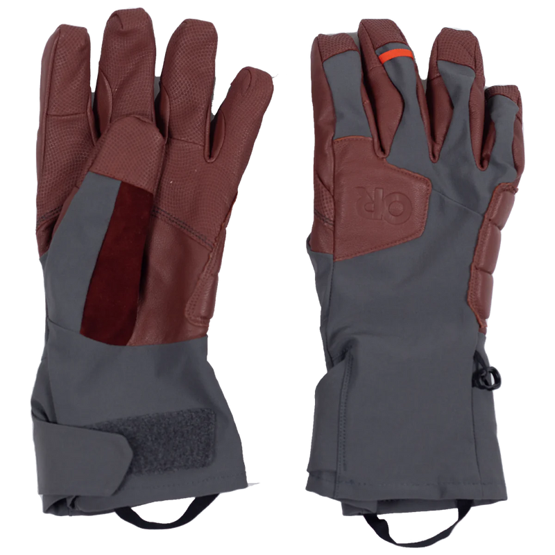 Outdoor Research Extravert Gloves - Men's - Medium,Black/Dark Natural
