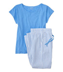 Women's Bean's Seacoast Seersucker Pajama Set