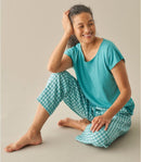 Women's Bean's Seacoast Seersucker Pajama Set