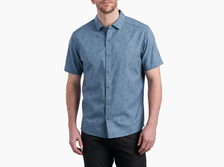 【KOOLOSET】Breeze Check Half Shirt Kuhl Breeze Short Sleeve