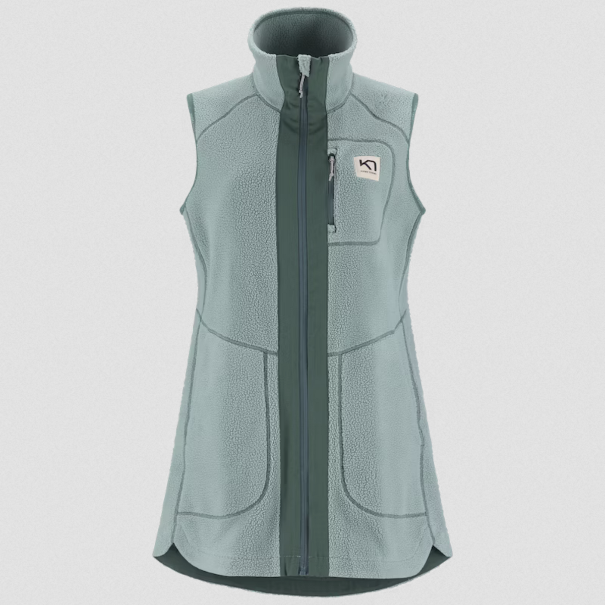 Sanne Pile Vest Long