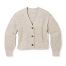 Womens Cozy Lodge Cropped Cardigan Sweater