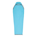 Breeze Sleeping Bag Liner Mummy w/Drawcord Atoll Blue
