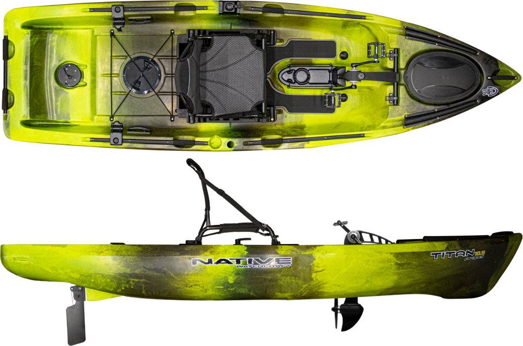 Native Watercraft Titan 10.5 Propel Fishing Kayak GATOR/GREEN