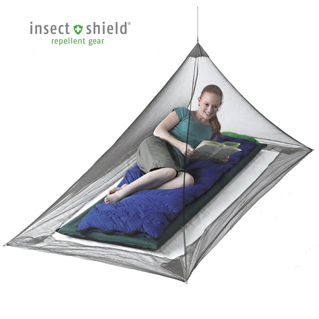 Nano Mosquito Pyramid Net - Single with Insect Shield