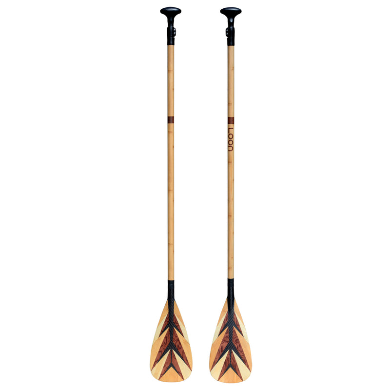 LP-03 Carbon & Bamboo Feather Stand Up Paddleboard Paddle