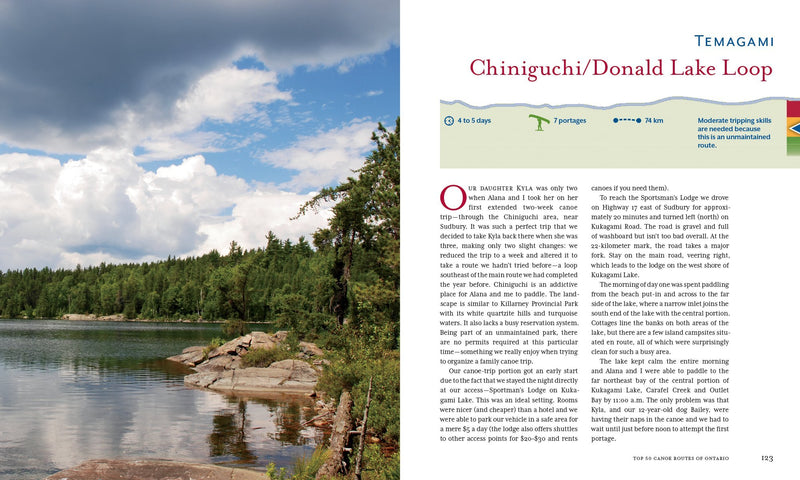 Top 60 Canoe Routes of Ontario