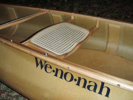 Cane Bucket Canoe Seat-Ash