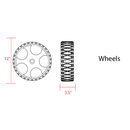 Heavy Duty Kayak Kart with No-Flat Wheels