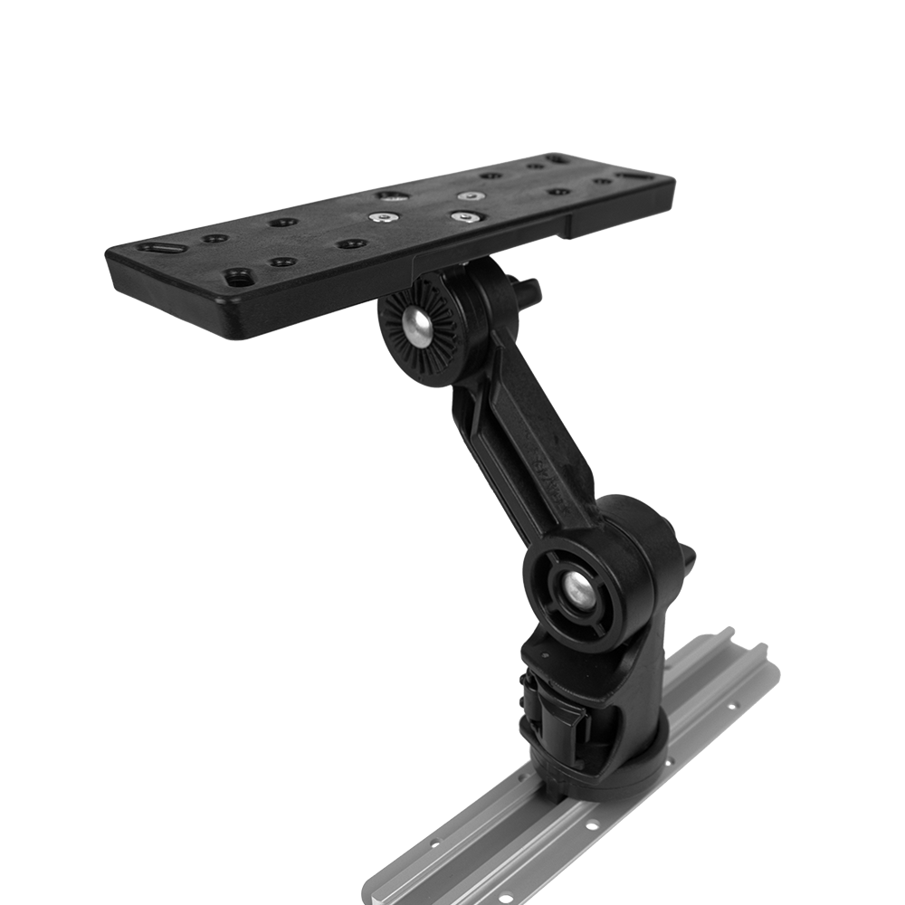 YakAttack - Rectangular Fish Finder Mount with Track Mounted LockNLoad™  Mounting System