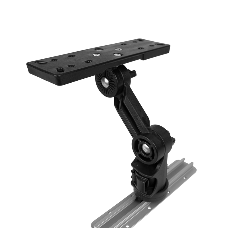 Rectangular Fish Finder Mount with Track Mounted LockNLoad™ Mounting System