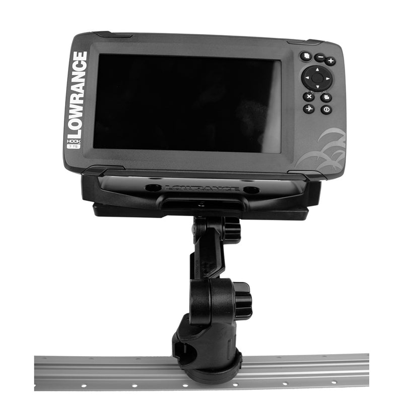 Rectangular Fish Finder Mount with Track Mounted LockNLoad™ Mounting System