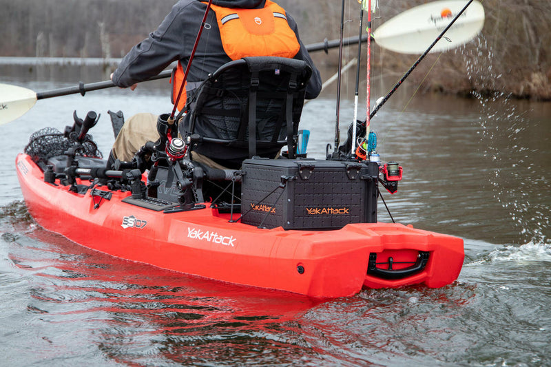 YakAttack BlackPak Pro - Gear Storage Crate for Fishing Kayaks