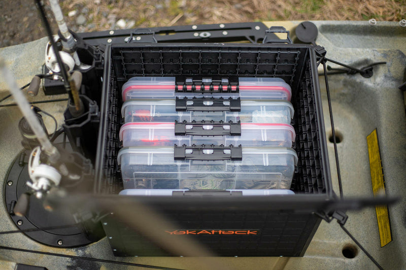 BlackPak Pro Kayak Fishing Crate - 13'' x 16''