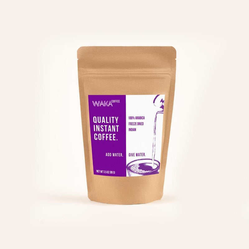Waka Instant Coffee - Light Roast 3.5 oz Bag