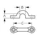 A 15/16"  B 3/8"  C 1-3/8"